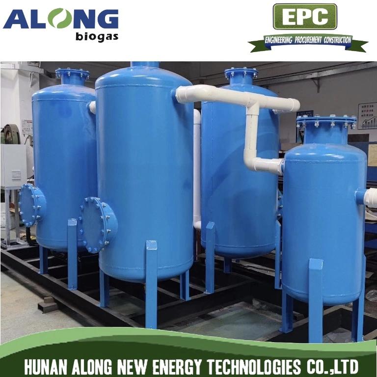 Biogas Desulfurization De-Sulphur Tank Blower System