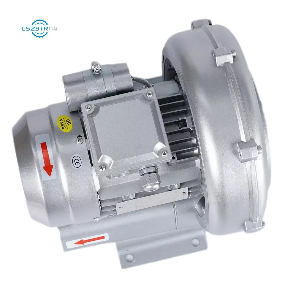 0.5HP High Pressure Mini Air Blower Vacuum Pump 0.37kw Centrifugal Air Compressor Pump