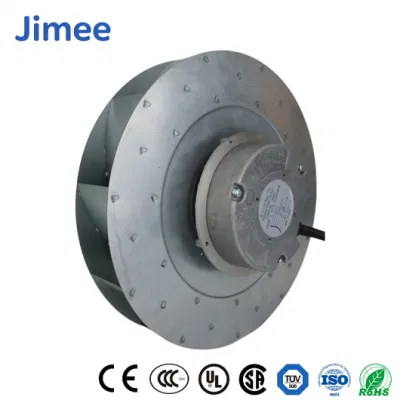 Jimee Motor China AC Exhaust Fan Supplier Jm220/45e2b2 3600 (RPM) Rated Speed Ec Centrifugal Blowers AC Electric Current Air Systems Industrial Blowers